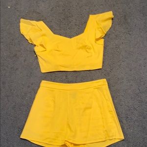 Shein Two Piece Shorts Set